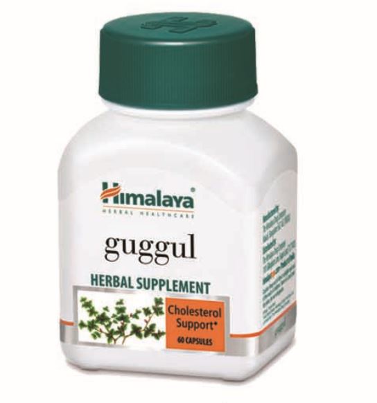 3 Bottles X 60 Capsules Himalaya Guggul for Cholesterol Support 