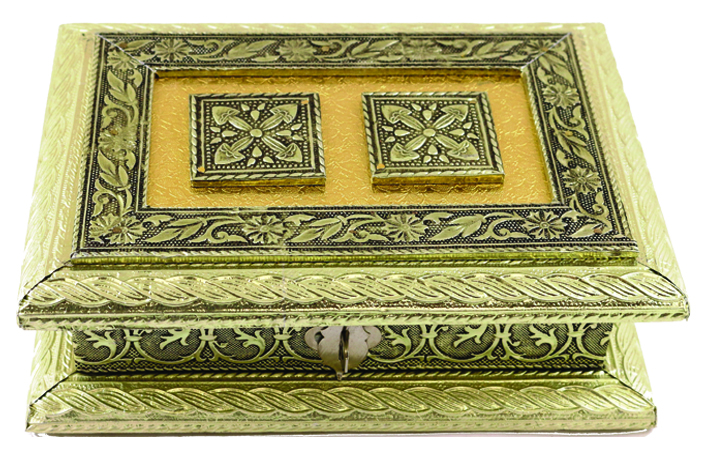Antique Carved Design Oxygerman Return Gift Dry Fruit Small Box 7"X5" Antique Carved Design Oxygerman Return Gift Dry Fruit Small Box 7"X5"
