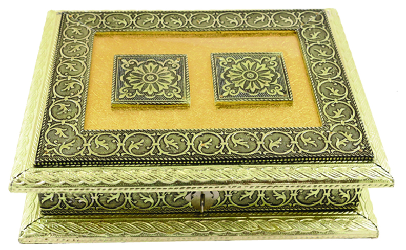 Antique Carved Design Oxygerman Return Gift Dry Fruit Box 9"X7" Antique Carved Design Oxygerman Return Gift Dry Fruit Box 9"X7"