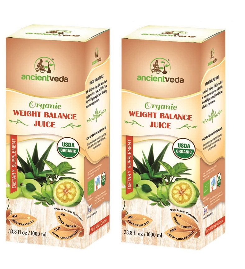 Organic Weight Balance Juice 1 liter / 33.8 fl oz (Pack of 2)