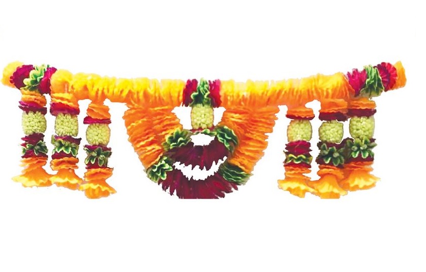Artificial Flowers Door Garland / Toran Pooja, Home Wedding Decor Artificial Flowers Door Garland / Toran Pooja, Home Wedding Decor