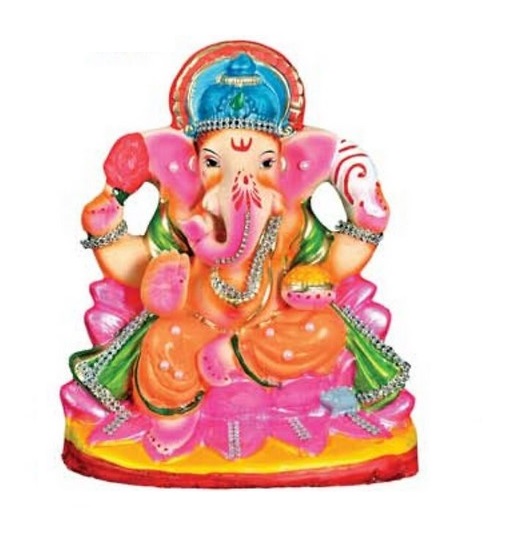 8" Ganpati Visarjan Natural Mitti Clay Murti for Ganesh Chaturthi 8" Ganpati Visarjan Natural Mitti Clay Murti for Ganesh Chaturthi