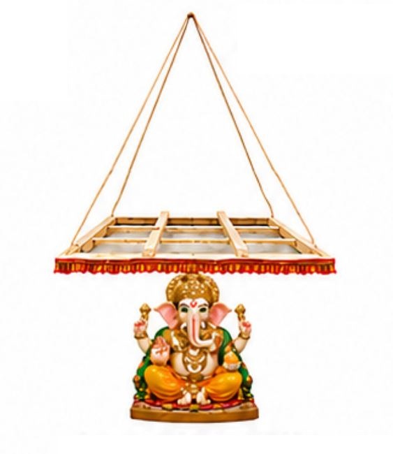 Palavelli for Ganesh Chaturthi Puja - 15" x 15"