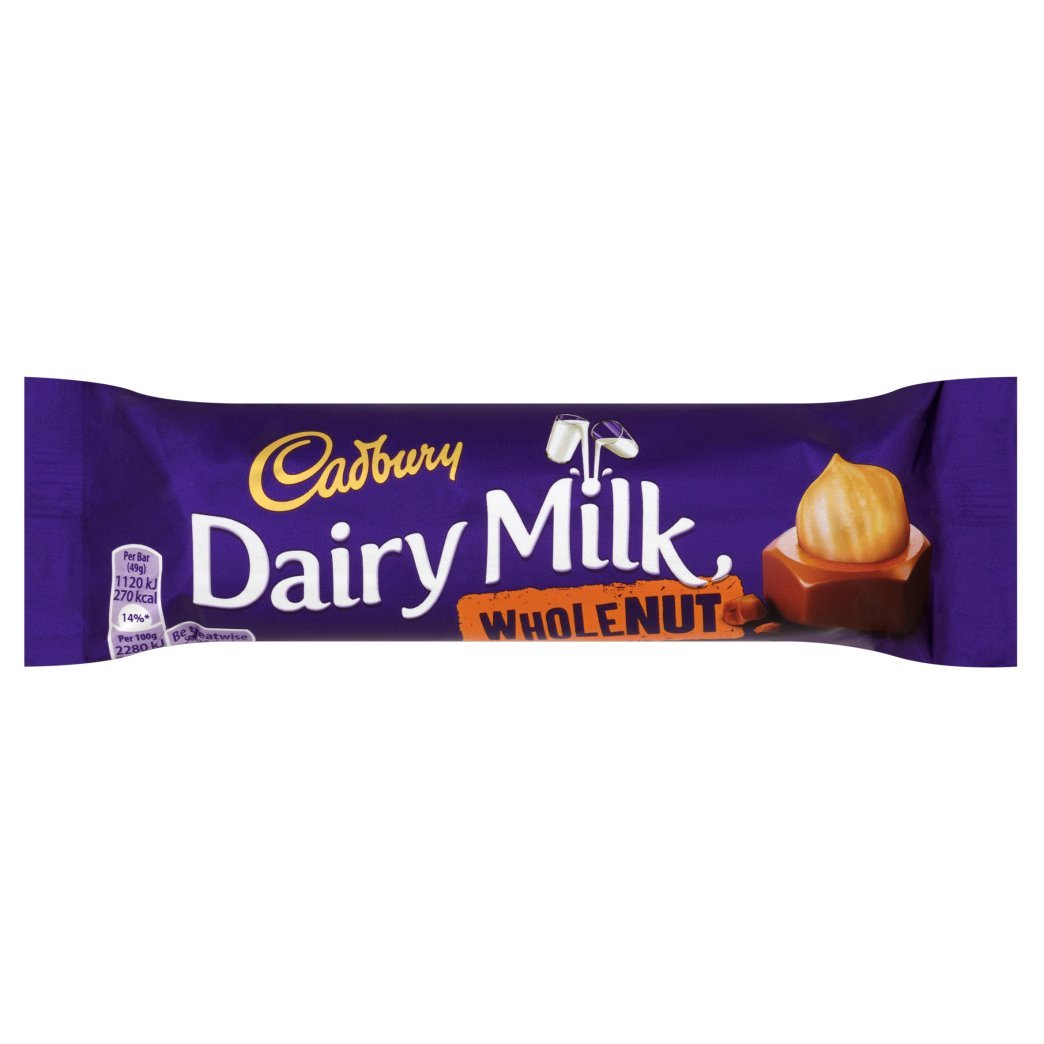Cadbury Whole Nut 45gm x 48