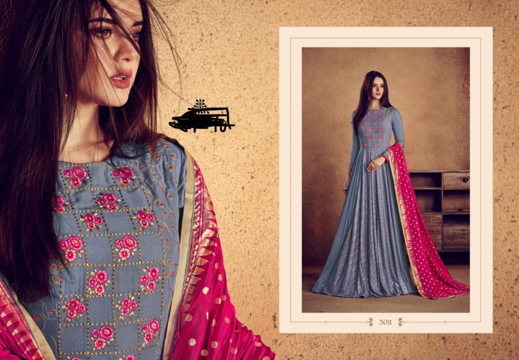 BLUE HILLS AMAYRA NX GEORGETTE GOWN STYLE KURTI