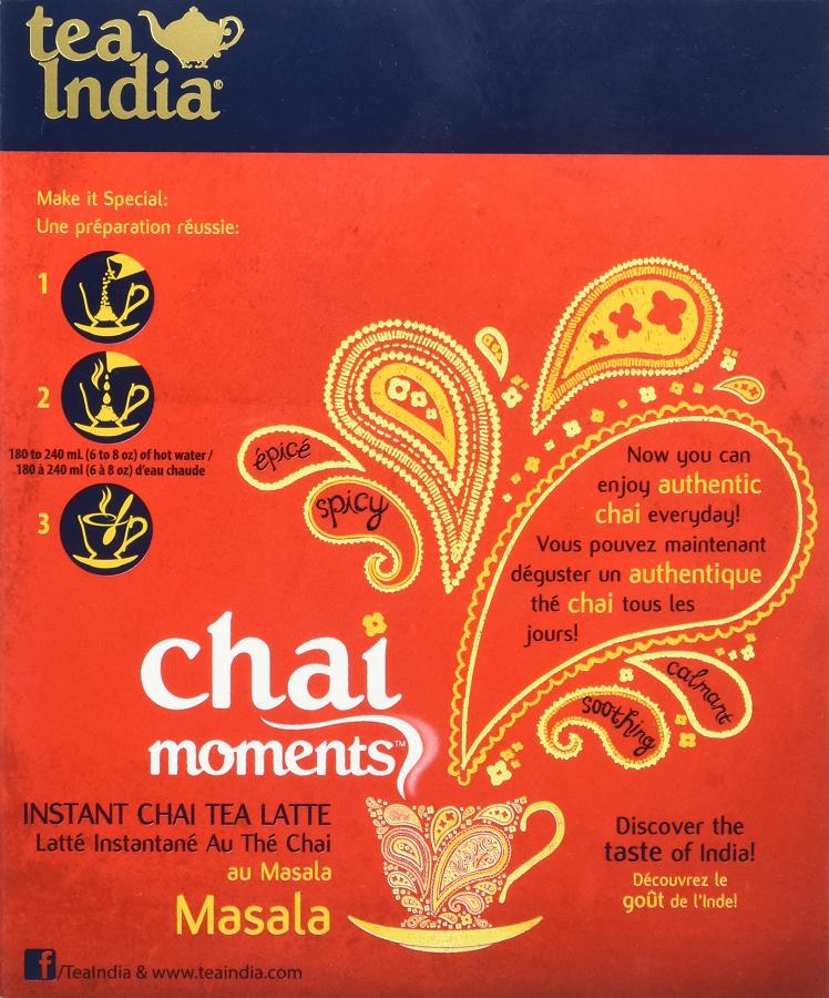 Tea India - Chai Moments instant tea latte - Masala 10 sachets Tea India - Chai Moments instant tea latte - Masala 10 sachets