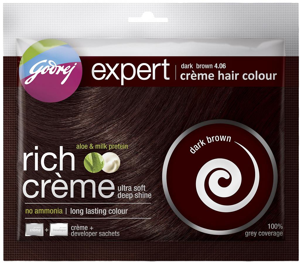 Godrej Hair Color Creme- Dark Brown 40. ml