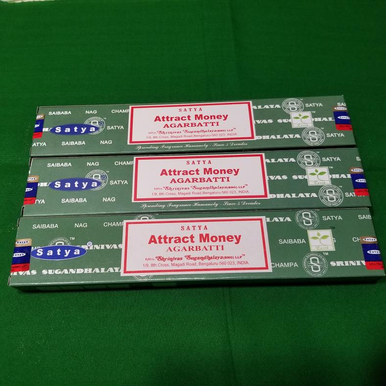 Attract Money Incense Agarbatti * 3 PACK