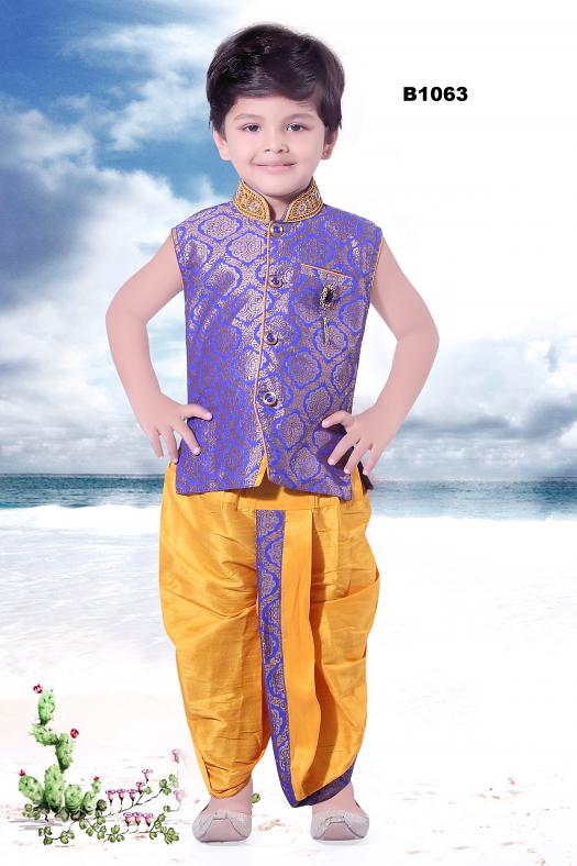 Stylish Sleeveless Festive Dhoti Kurta for Baby Boys & Toddlers Stylish Sleeveless Festive Dhoti Kurta for Baby Boys & Toddlers
