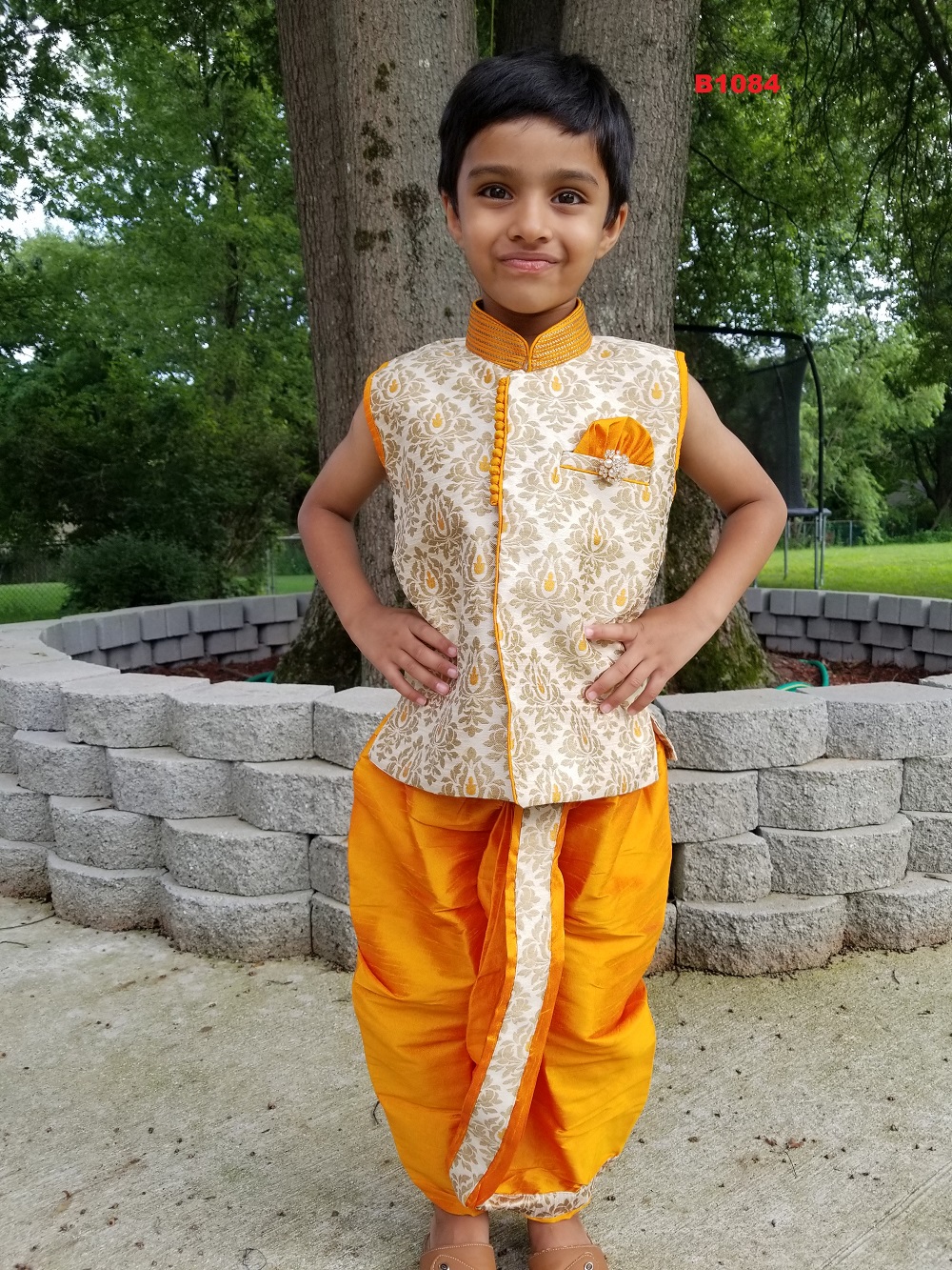 yellow colour dhoti kurta