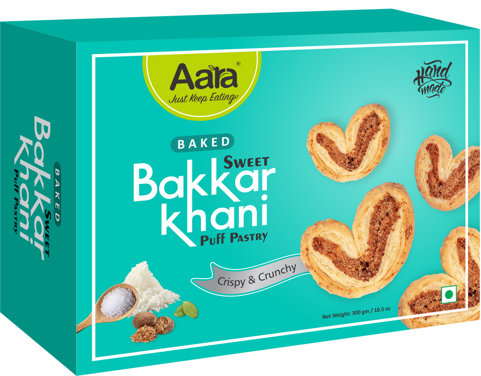 Aara Sweet Bakkar Khani - 300gm - Puff Pastry
