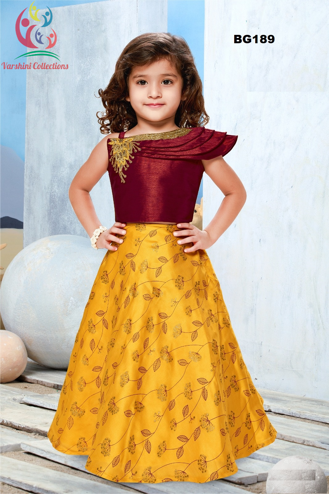 lehenga design for little girl