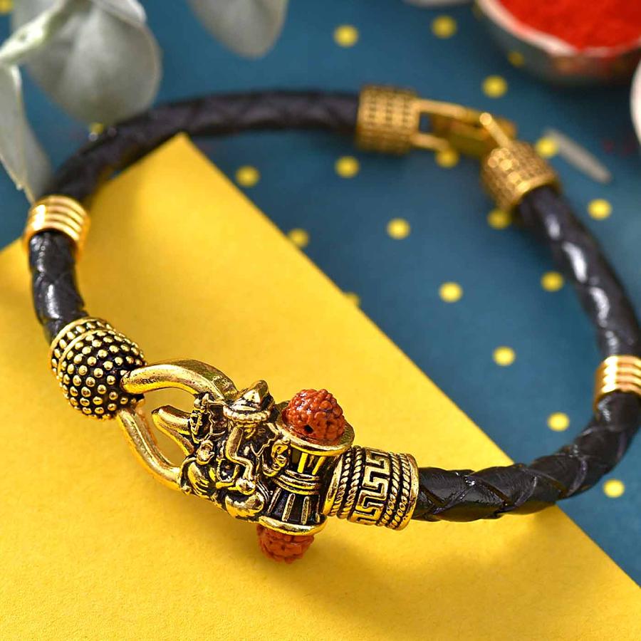 Ganesha Shiv Sangam Bracelet Rakhi