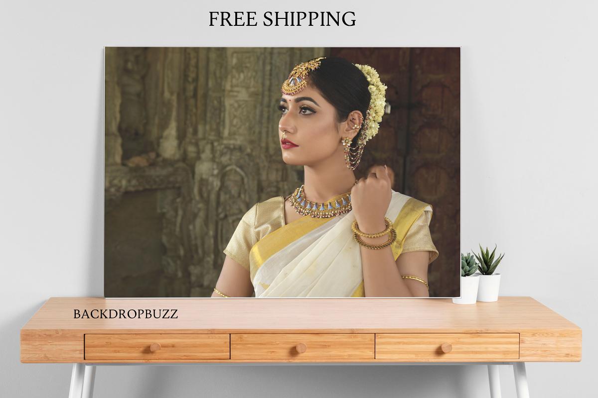 Indian Bride Landscape poster 28 × 18 inches