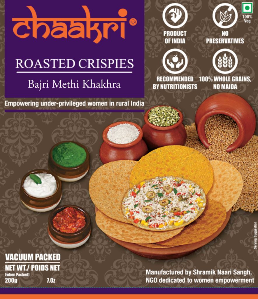 Chaakri Roasted Crispies Bajri Methi Khakhra 200gm