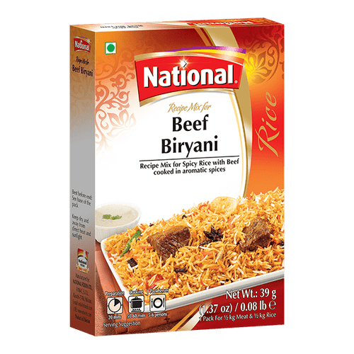 National Beef Biryani Recipe Mix 1.37 oz (39g) 56386 Buy Indian