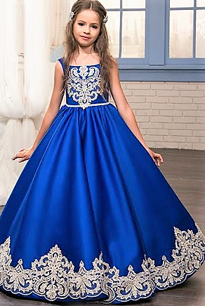 7 years old girl gown