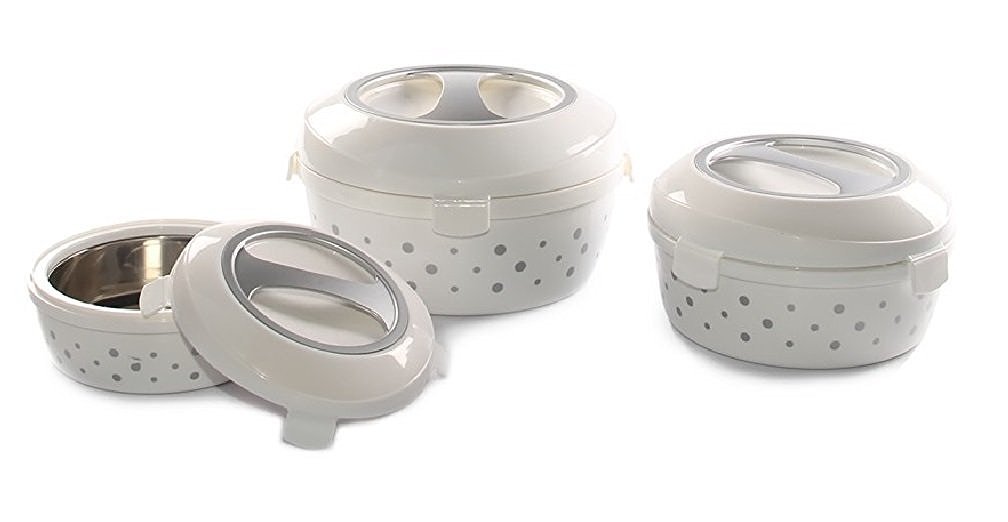 3 PCS HOT POT/Casserol SET  KEEPS FOOD WARM