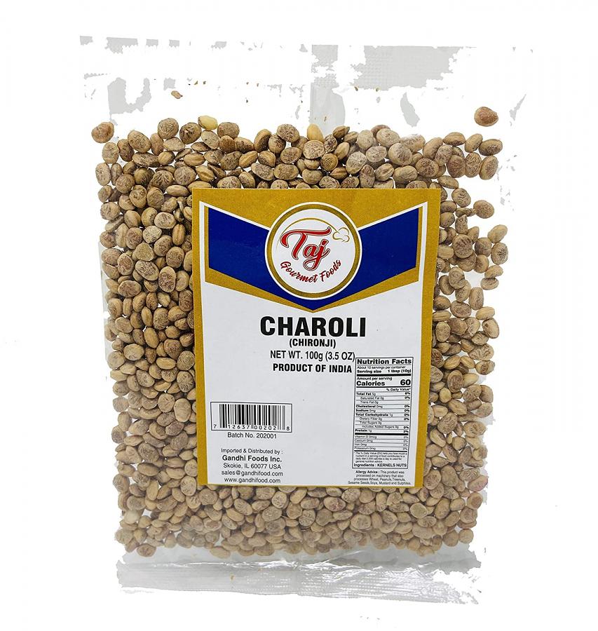TAJ Premium Indian Charoli (Chirongi, Cullapa Almond, Buchanania lanzan)