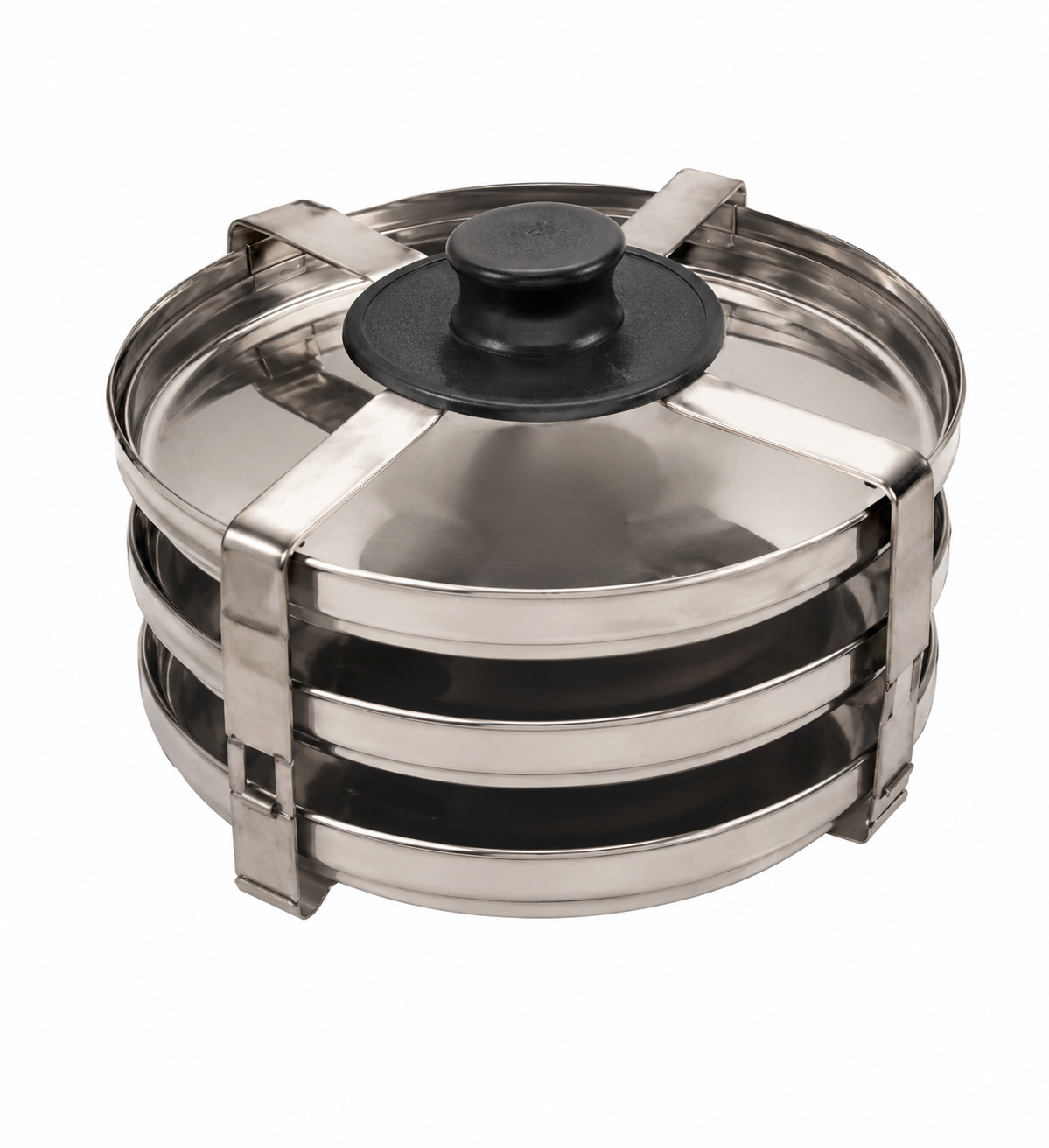 Stainless Steel Dhokla Steamer / Dhokla Tray for Cooker - 3 Tier 