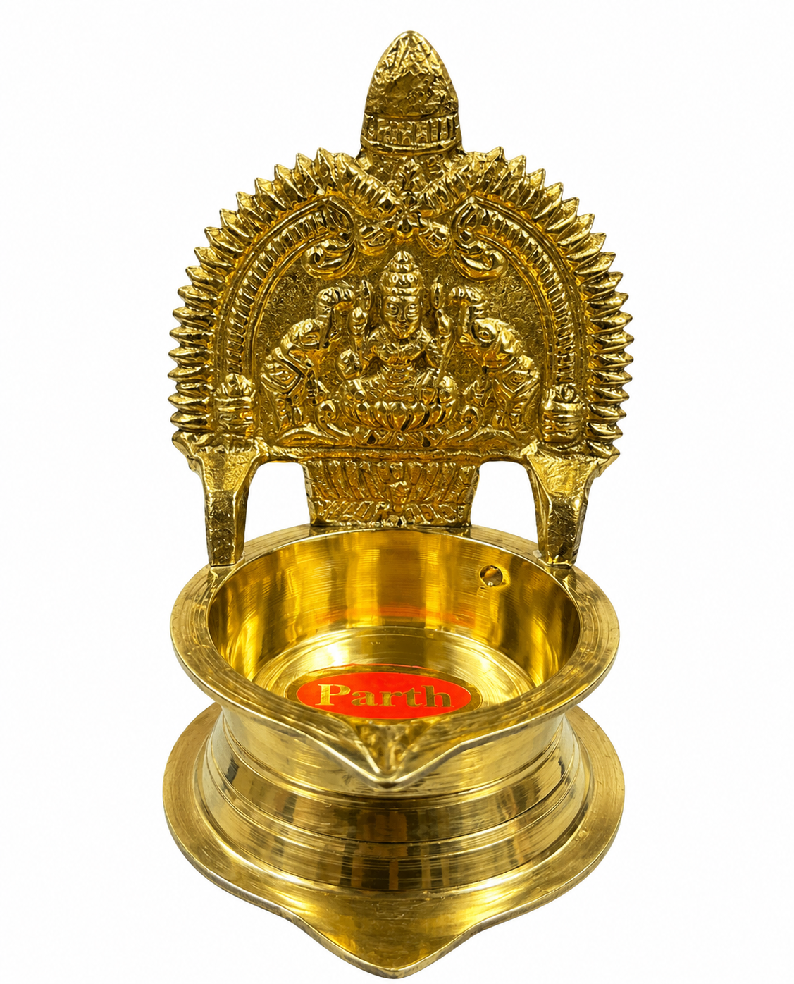 Premium Brass Lakshmi Diya – Divine Goddess Lakshmi Oil Lamp