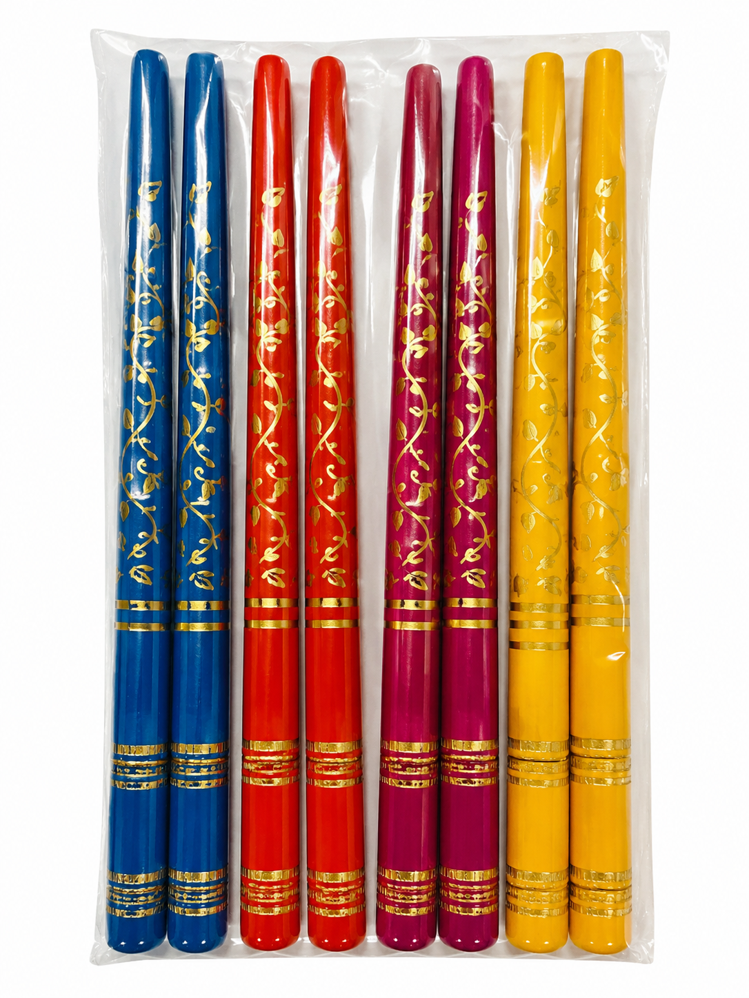 Sankheda Design Wholesale Wooden Dandiya Sticks for Garba (25 Pairs)