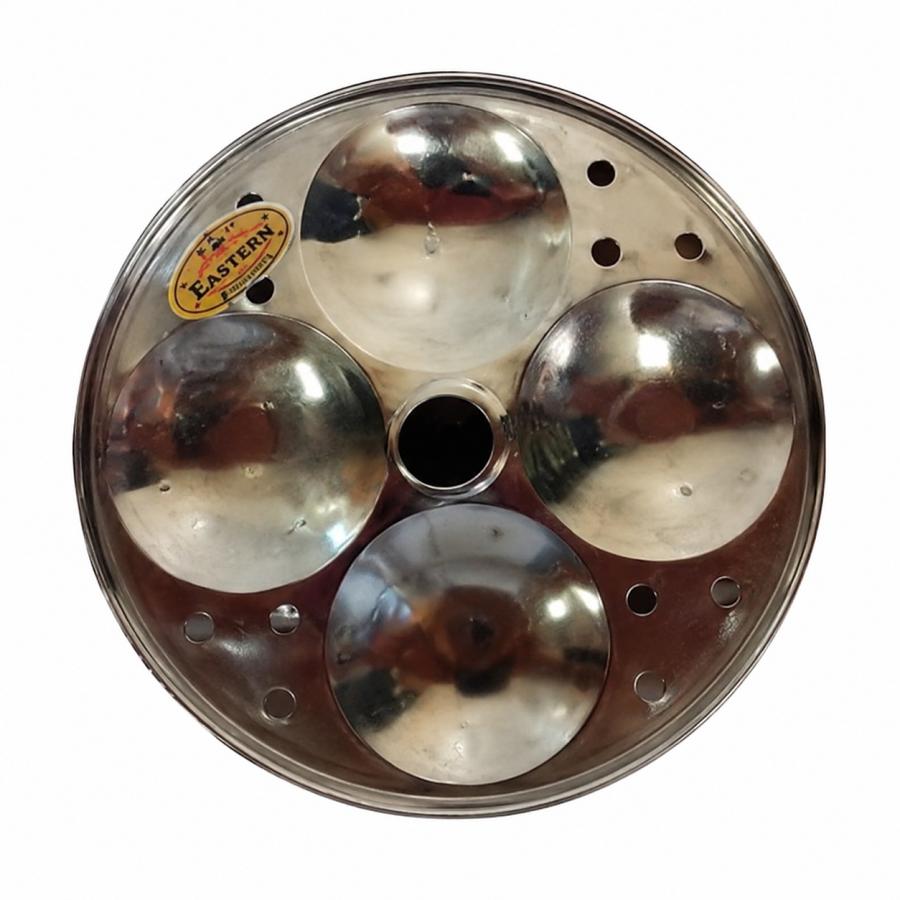 Stainless Steel Steam Idli Maker Stand (Makes 16 Idlis) For Home Kitchen