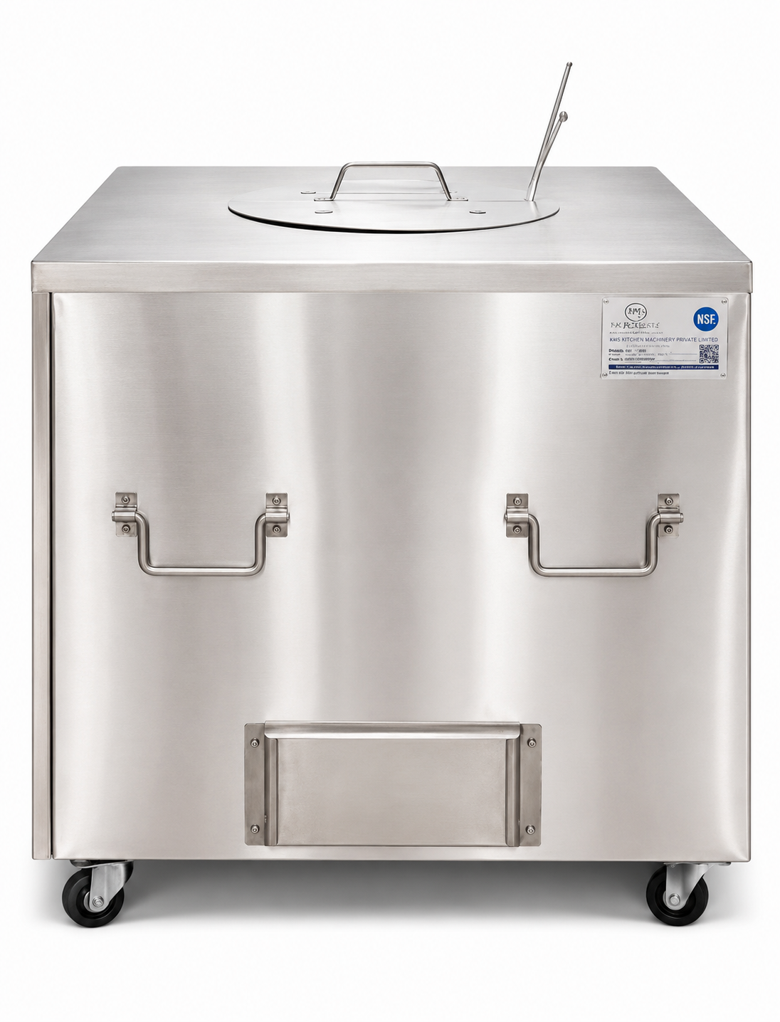 Stainless Steel Square NSF Coal Tandoori Oven for Restaurant 30"