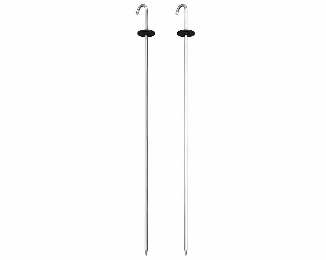 Long Umbrella Skewer / Kebab Sticks for Tandoor Oven 36" - 3mm (Square)