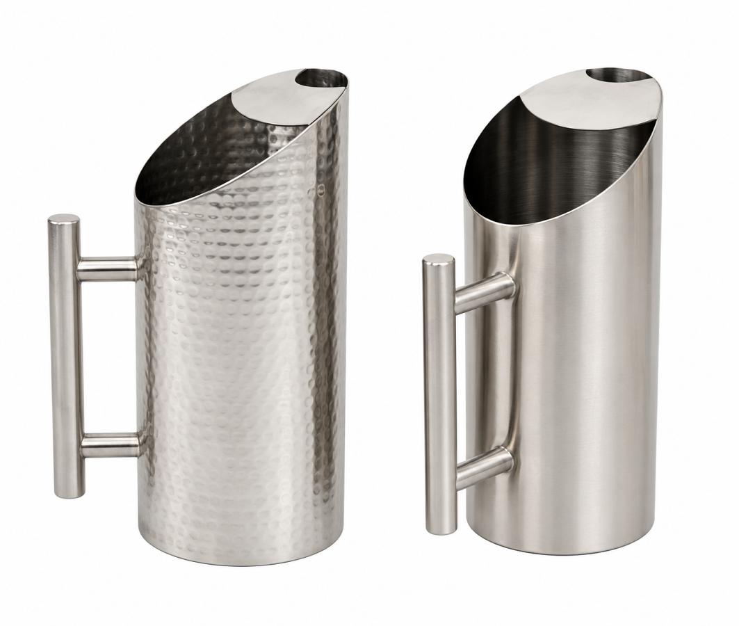 Stainless Steel Hammered Pitcher / Jug for Restaurants - 2 ltrs (1 Pc)