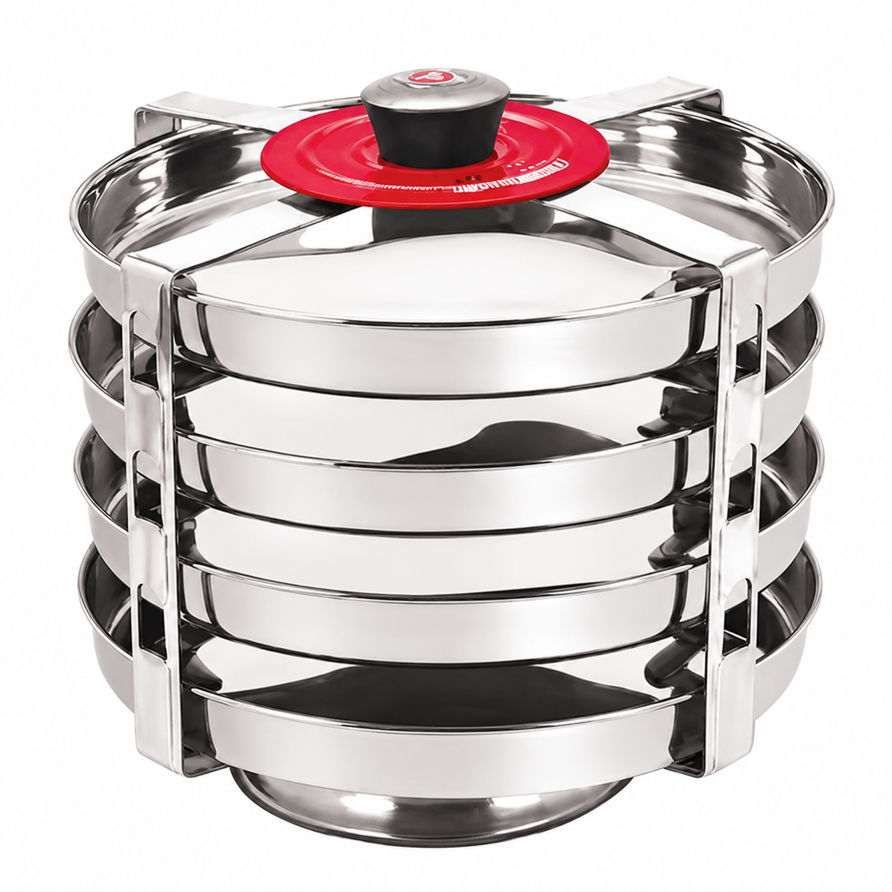 Stainless Steel Cooker Insert / Dhokla Making Stand / Steamer - 4 Tier