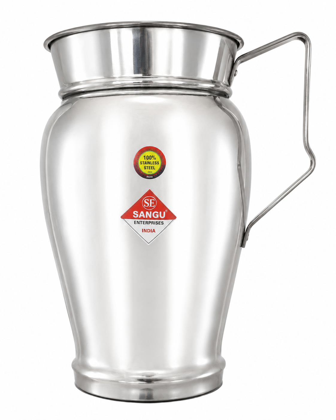 Indian Design Stainless Steel Water Jug (4 Liters)