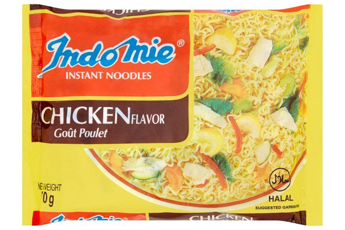 Indomie Instant Noodles Chicken Flavour, Halal Certified (40 Packs)