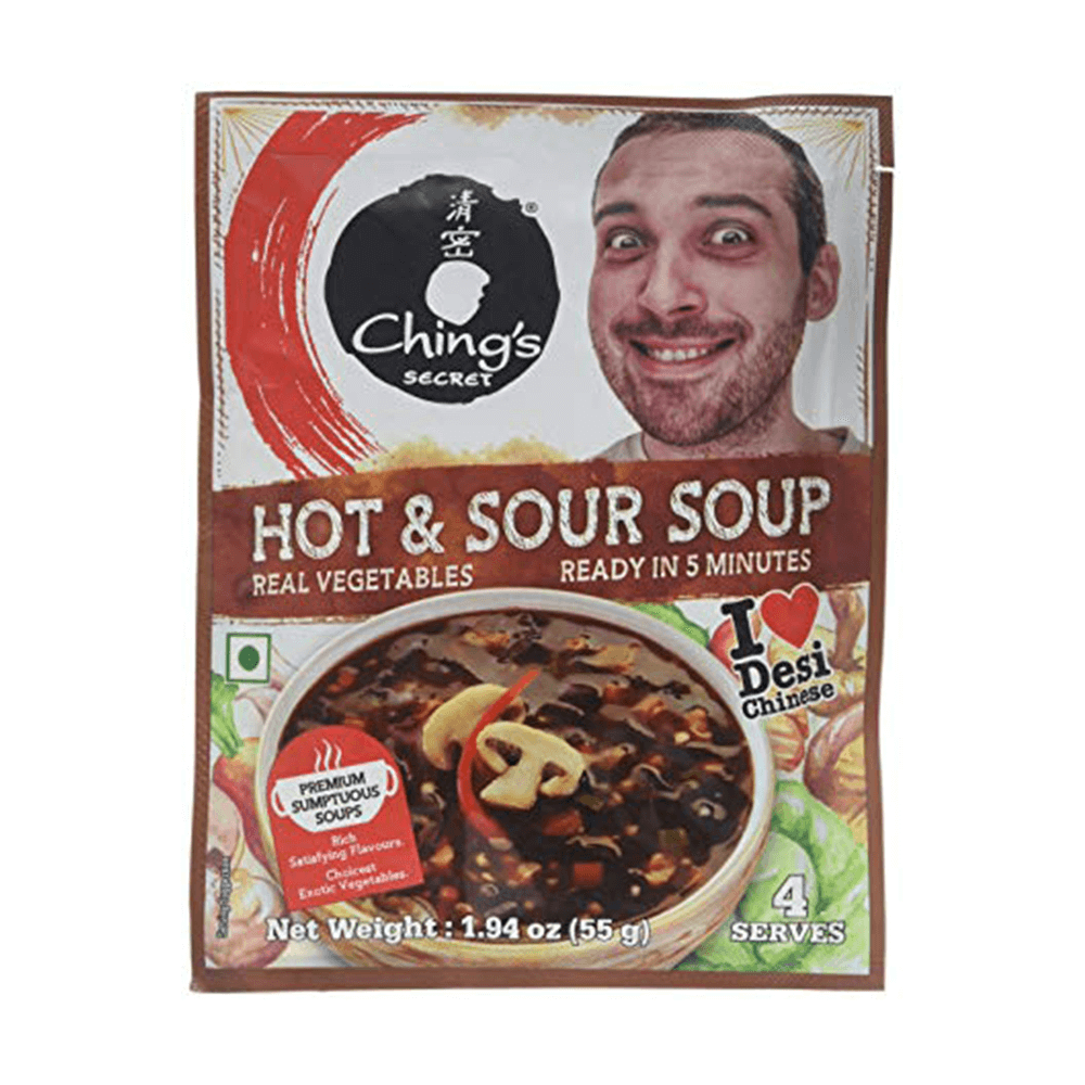 Wholesale Ching's Hot & Sour Vegetable Soup - 55 gm  - 48 Pack (1 Case)
