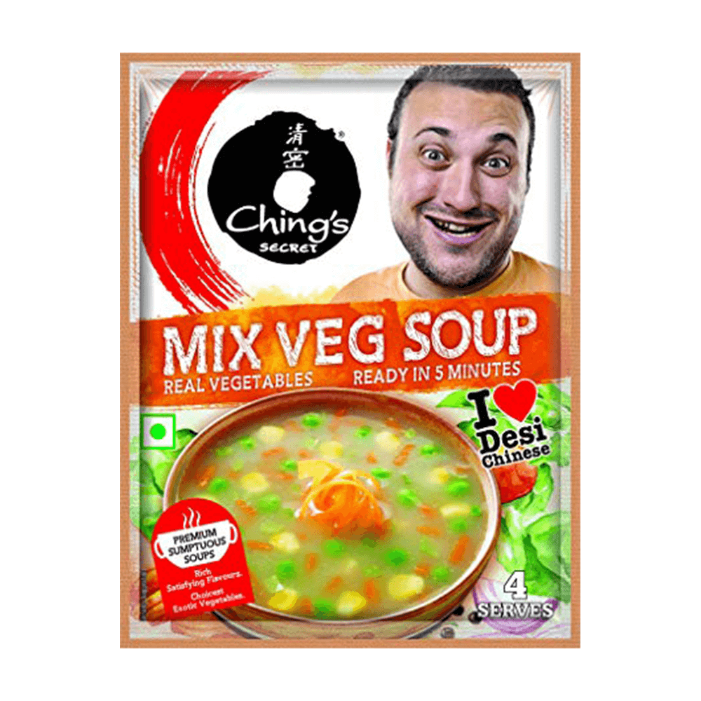 Wholesale Ching's Mix Vegetable Soup - 55 gm - 48 Pack (1 Case) Wholesale Ching's Mix Vegetable Soup - 55 gm - 48 Pack (1 Case)