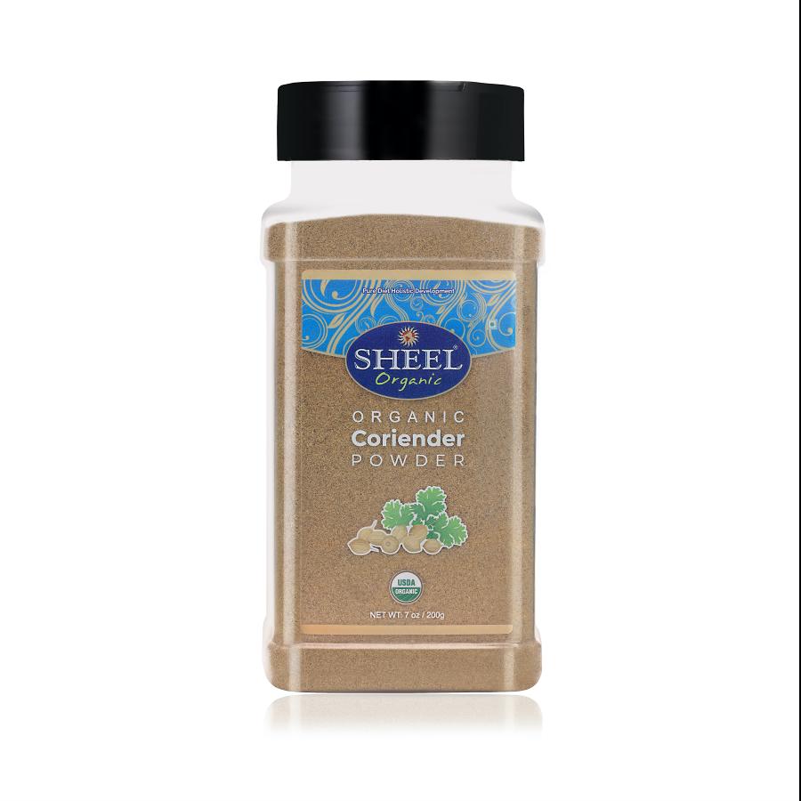 Sheel Organic Coriander Powder - Net Wt: 7 oz (200g)