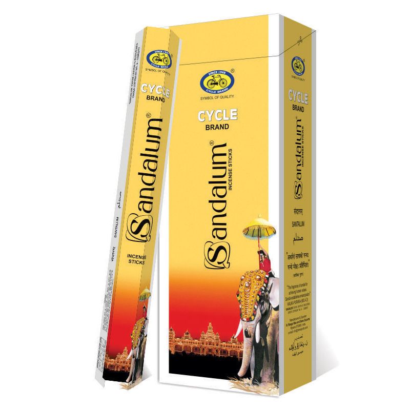 Cycle Brand Sandalum Agarbathy Hexa Box -20 Sticks/Pack - 6 Packs/Box Cycle Brand Sandalum Agarbathy Hexa Box -20 Sticks/Pack - 6 Packs/Box