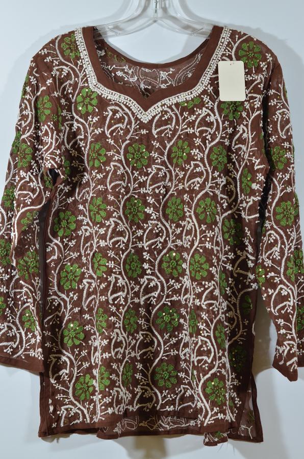 chocolate brown kurti