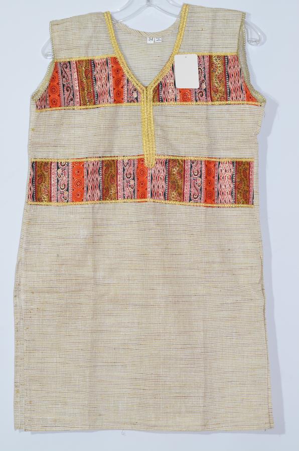 Cream Matty Cotton Kurti Size 32/34