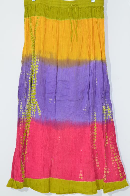 Multi Color Sivori Print Voil Crushed Skirt Size 32 Or Smaller Multi Color Sivori Print Voil Crushed Skirt Size 32 Or Smaller