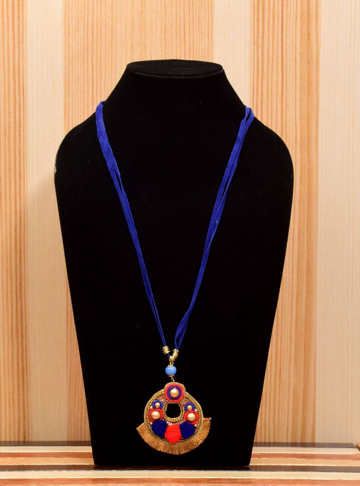 Handmade Funky Threadwork Necklace 