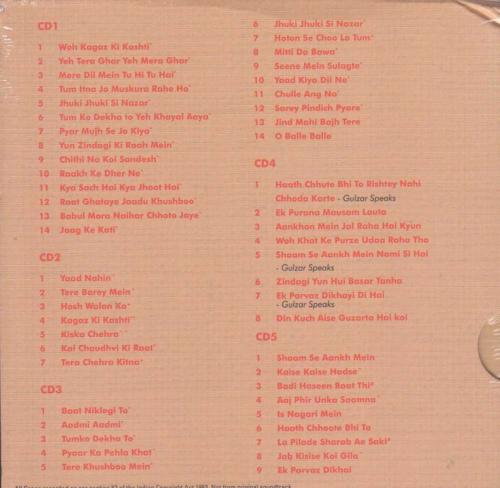 Forever Jagjit - The Ultimate Jagit Singh Collection Audio 5 CD, image size:1000x976