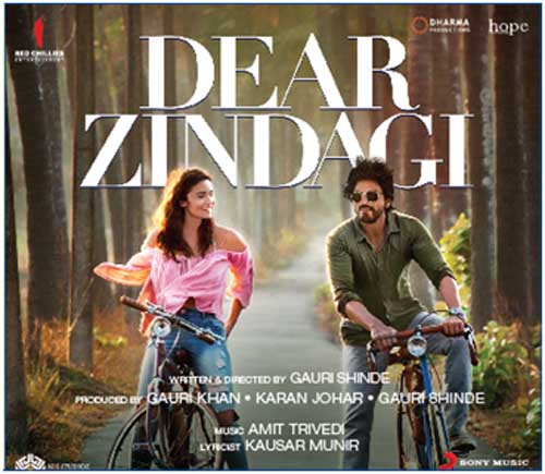 Dear Zindagi Music Audio CD