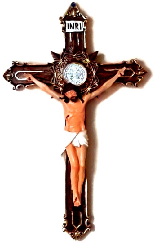 15"Jesus Christ on INRI Cross Crucifix - Home,Office,Prayer Room & Gift 15"Jesus Christ on INRI Cross Crucifix - Home,Office,Prayer Room & Gift