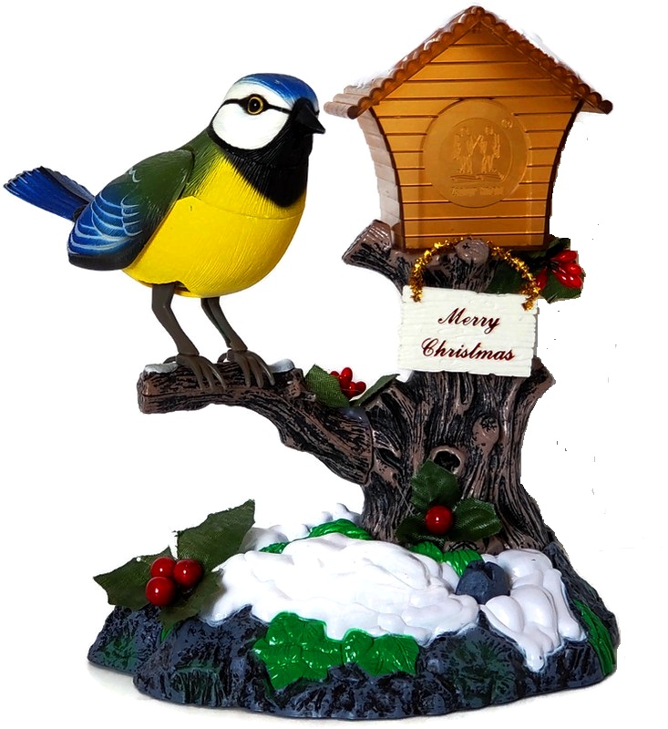 Great Tit Garden Bird Singing on branch near feeder Home,GardenDecor & Gift Great Tit Garden Bird Singing on branch near feeder Home,GardenDecor & Gift