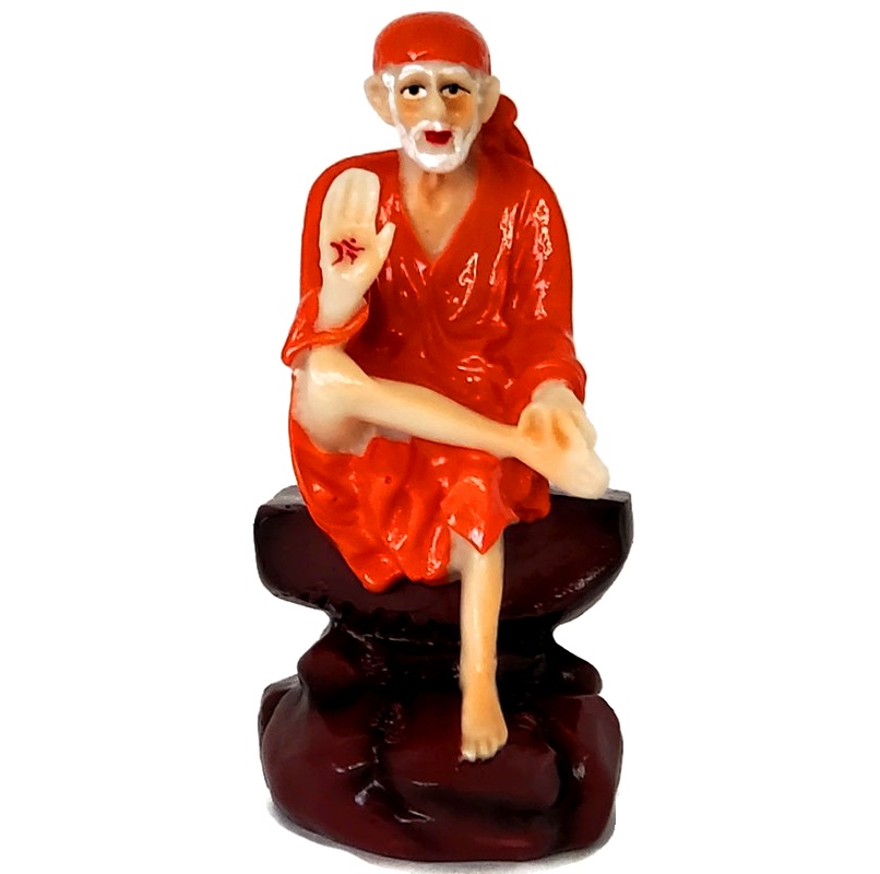 4.5" inch Shirdi Sai Baba Statue Home,Office Temple Decor and Gift 4.5" inch Shirdi Sai Baba Statue Home,Office Temple Decor and Gift