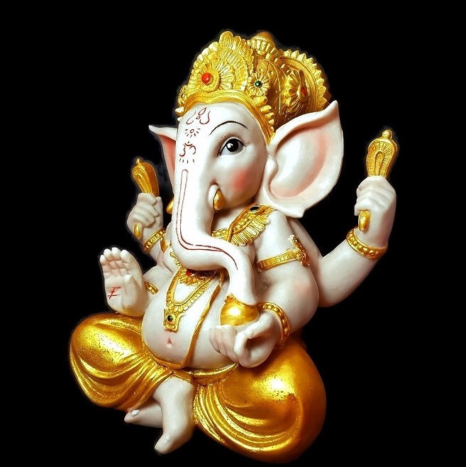 10" Beautiful Ganesh Idol for HomeDecor,Temple & Gift for near & dear
