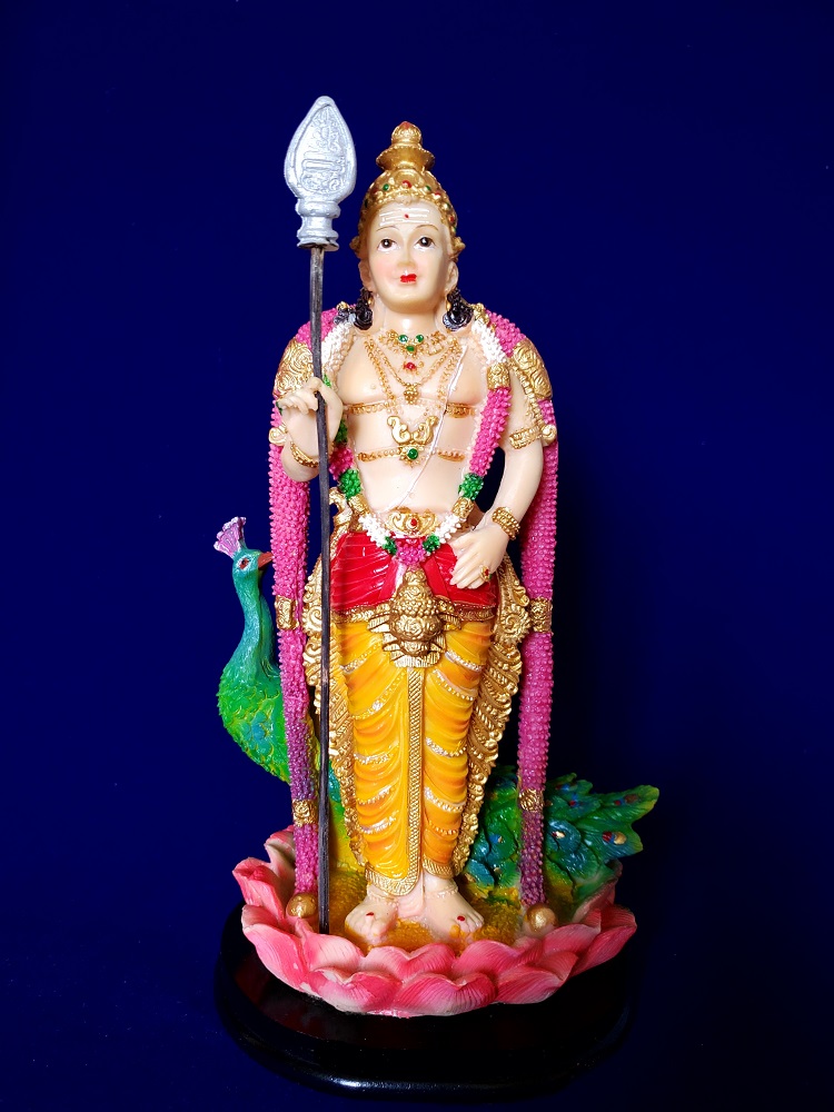 9.5'inch Lord Murugan Kartikeya Statue for Home Decor,Temple & Gift 9.5'inch Lord Murugan Kartikeya Statue for Home Decor,Temple & Gift