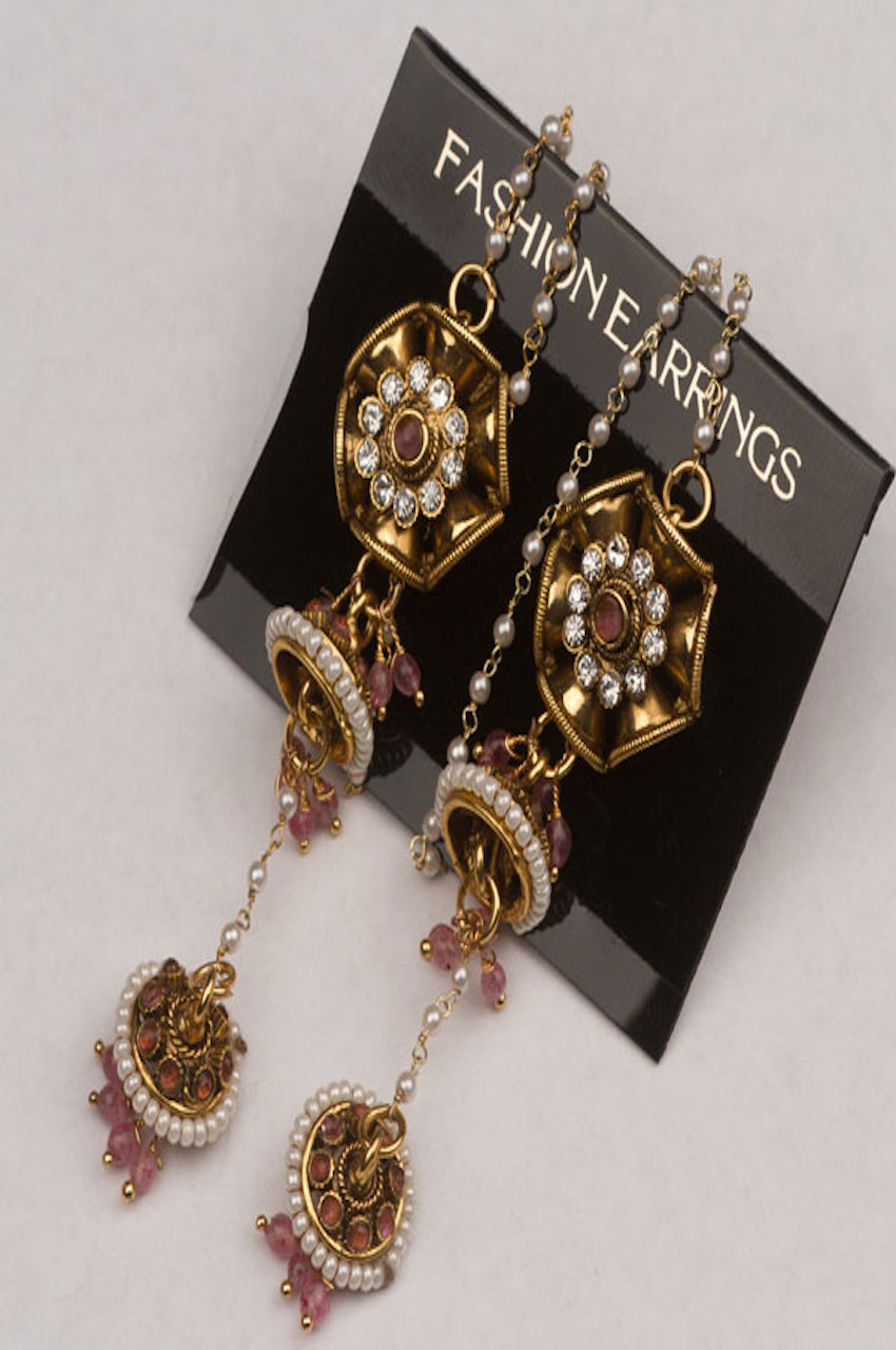 Shop for Pretty Pink Earrings Online | Blingvine