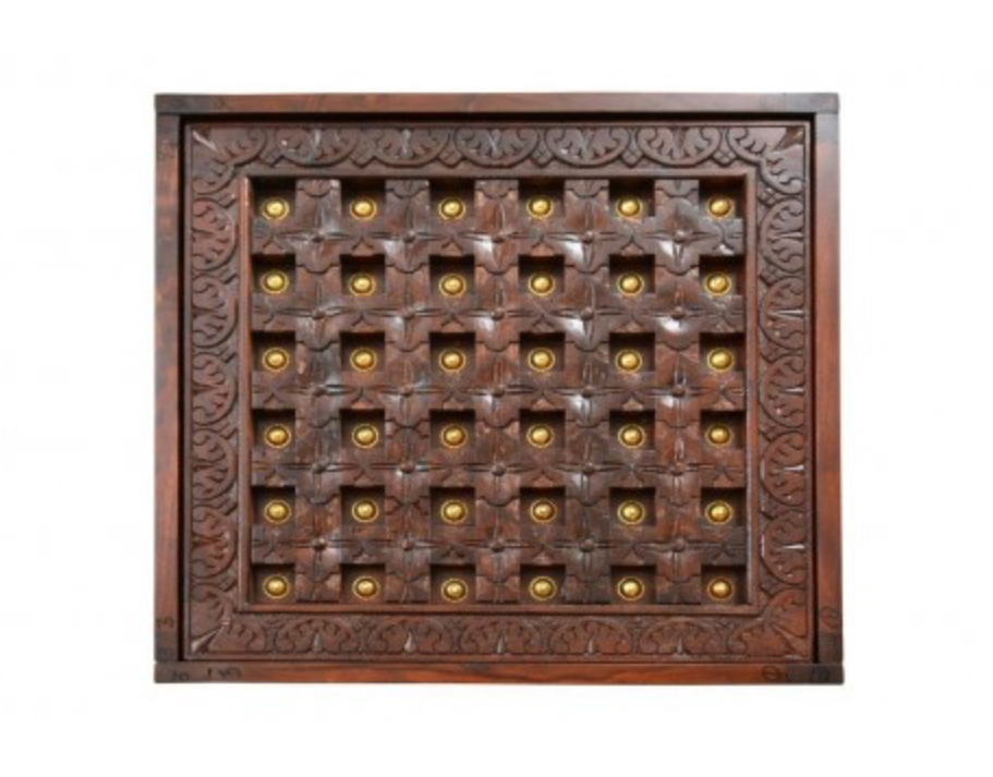 Brass Embossed Intricate Design Table 30"X30" 35962 Buy Online USA